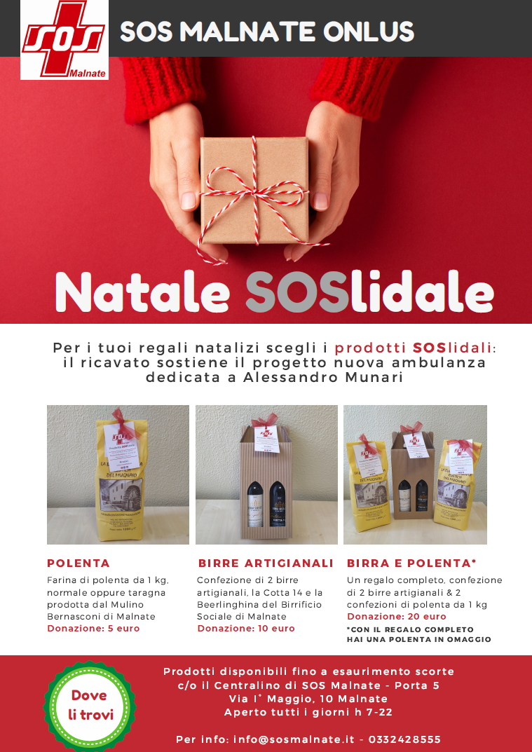 Regali Di Natale Da 5 A 10 Euro.Natale Soslidale Scegli I Prodotti Di Sos Sosmalnate